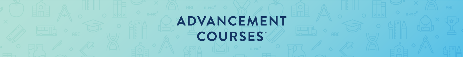 Advancement Courses Logo Banner